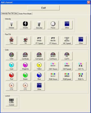 Screenshot Symbole Funktionen