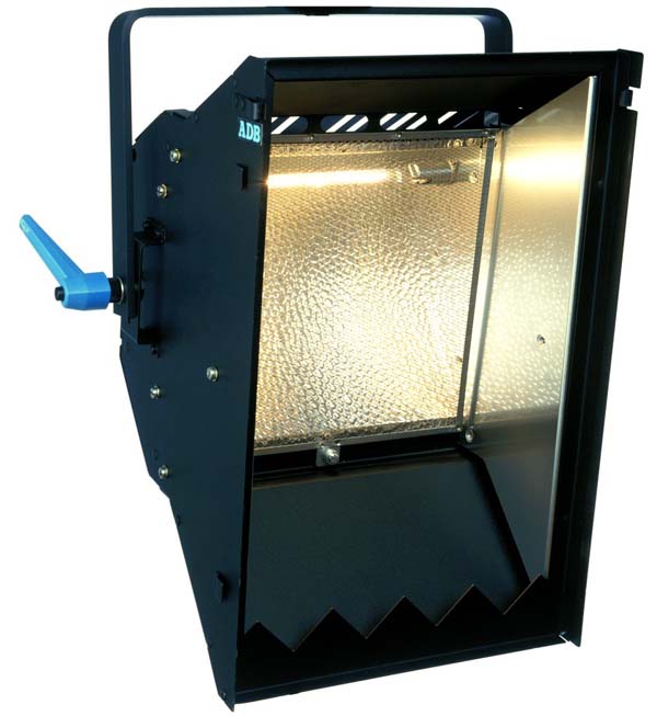 Asymetrischer Fluter mit voluminösen Vorbau für mehr abstand der Folie zum Leuchtmittel