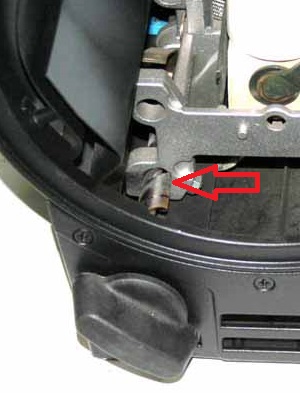 Detail Antrieb schlitten