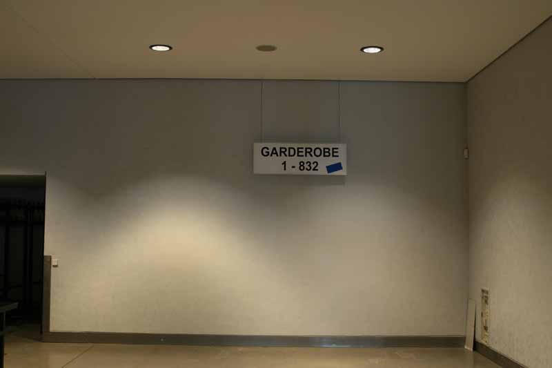 Lichtwurf in einem Foyer