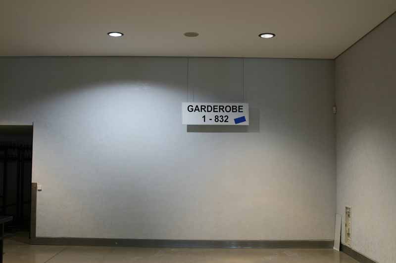 Lichtwurf in einem Foyer