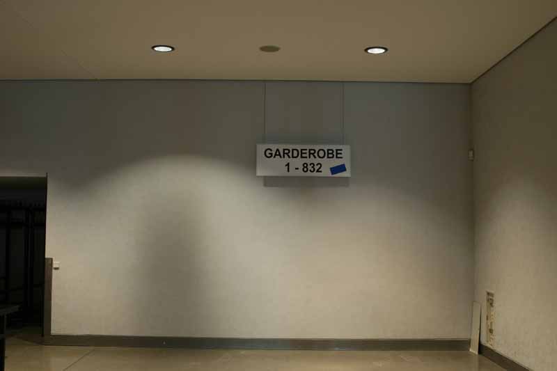 Lichtwurf in einem Foyer