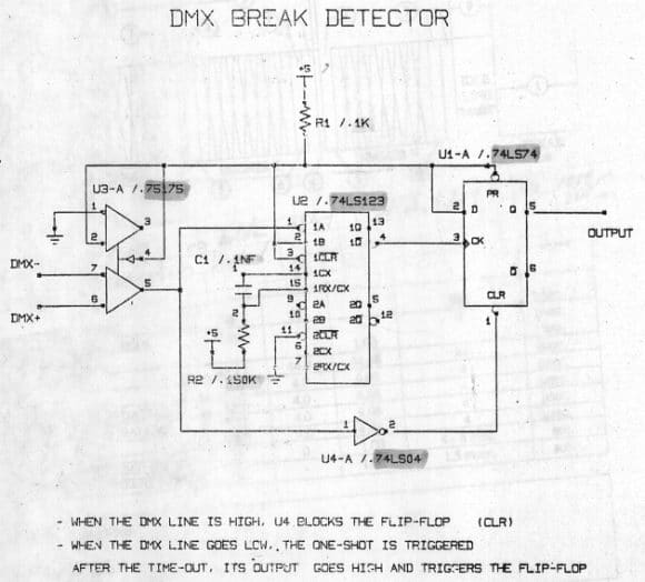 DMX Break Detector