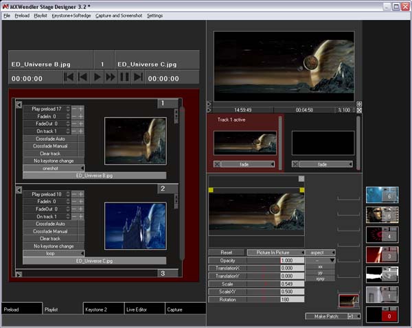 Screenshot Medienserver
