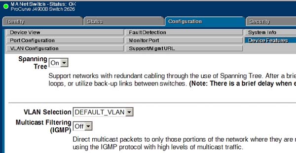 Screenshot aktivieren spanning Tree