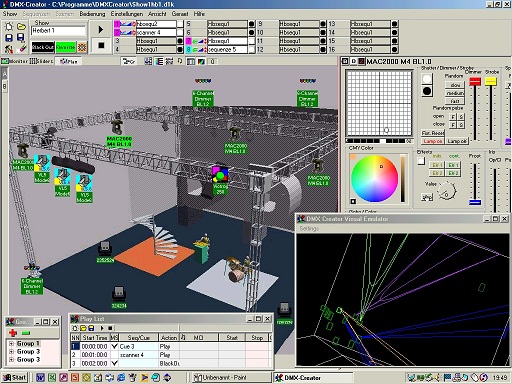 Screenshot Bühne VXCO