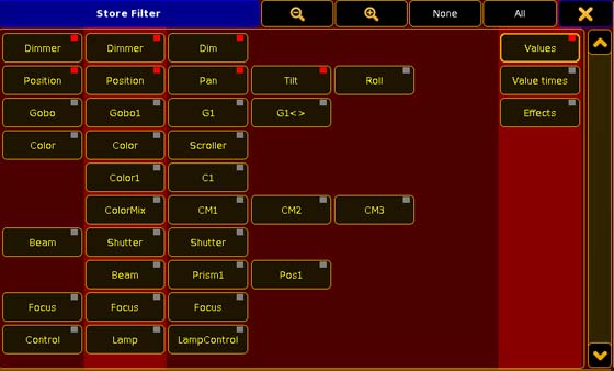 Screenshot speicher-Filter