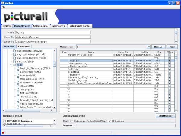 Screenshot Mediamanager
