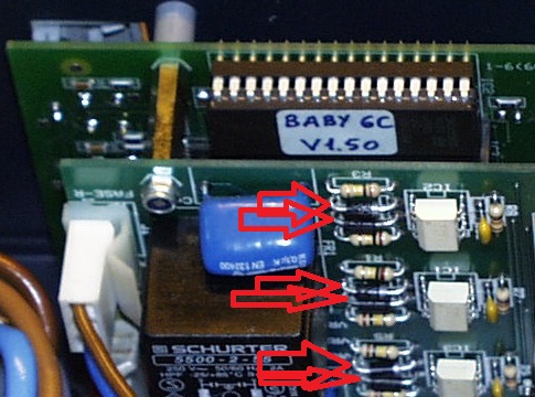 Diode auf Platine