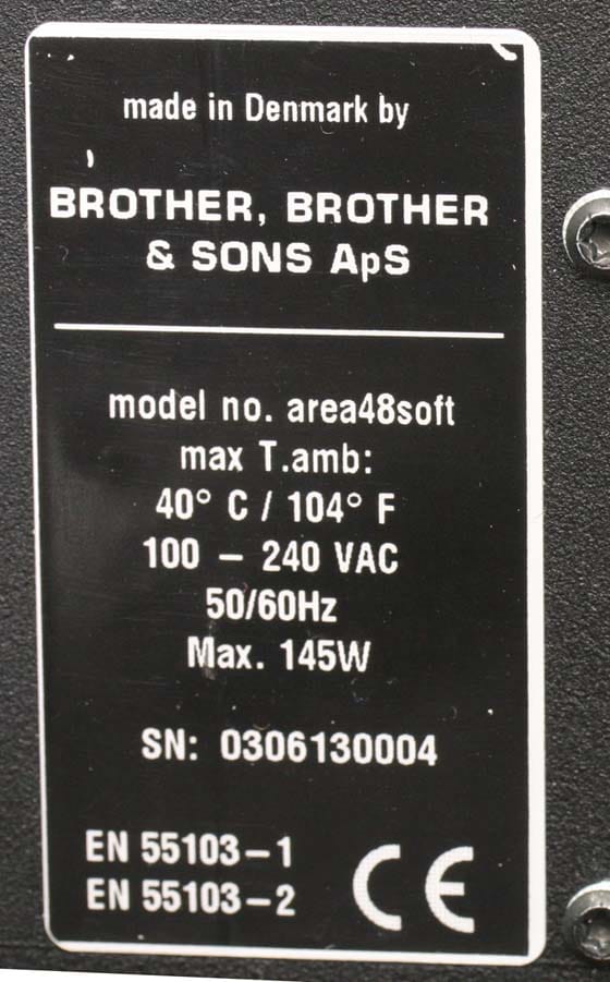 Area 48 Soft Typenschild