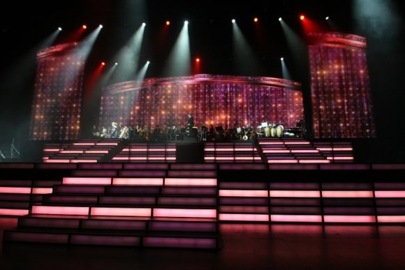 Showtreppe mit LEDs