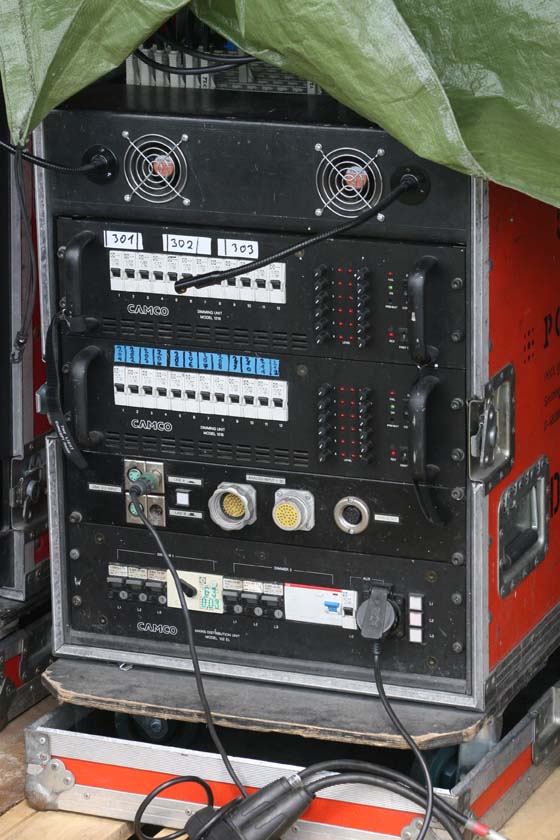 Stromverteilerrack im Outdoorbetrieb