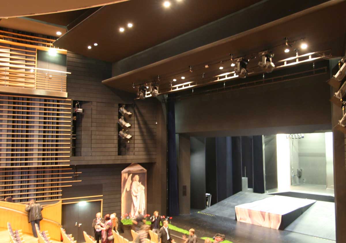 Rinnenscheinwerfer im Theater