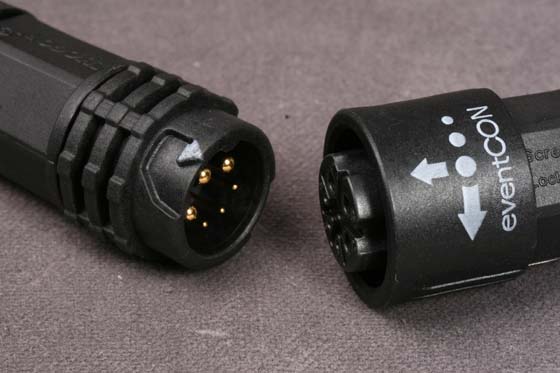 Netzstecker combi mit DMX